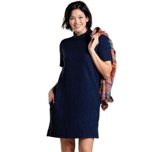 Toad&Co Wiggins Navy Midi Dress